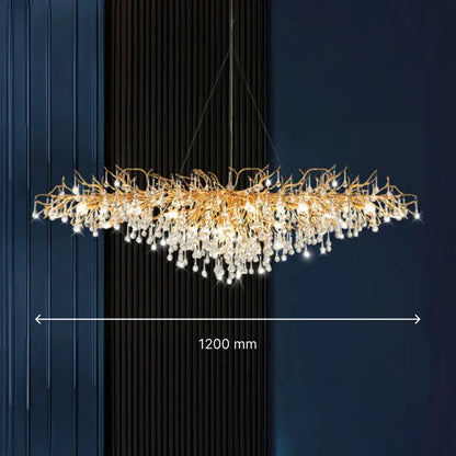 B&B Tree Branch Crystal Chandelier - Bliss and Birch