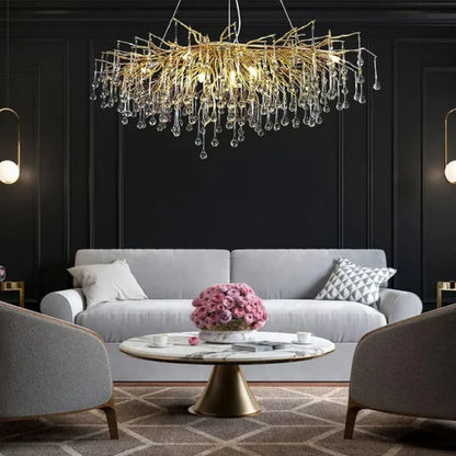 B&B Tree Branch Crystal Chandelier - Bliss and Birch