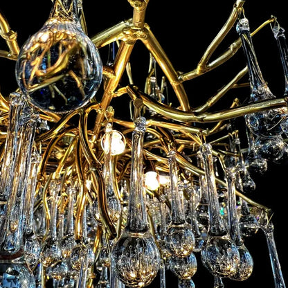 B&B Tree Branch Crystal Chandelier - Bliss and Birch