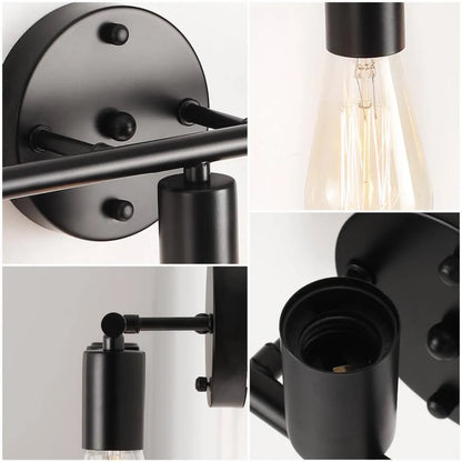 B&B Triad Noir Bath Wall Lamp - Bliss and Birch