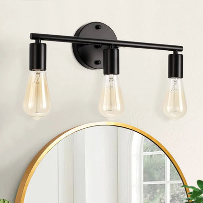 B&B Triad Noir Bath Wall Lamp - Bliss and Birch