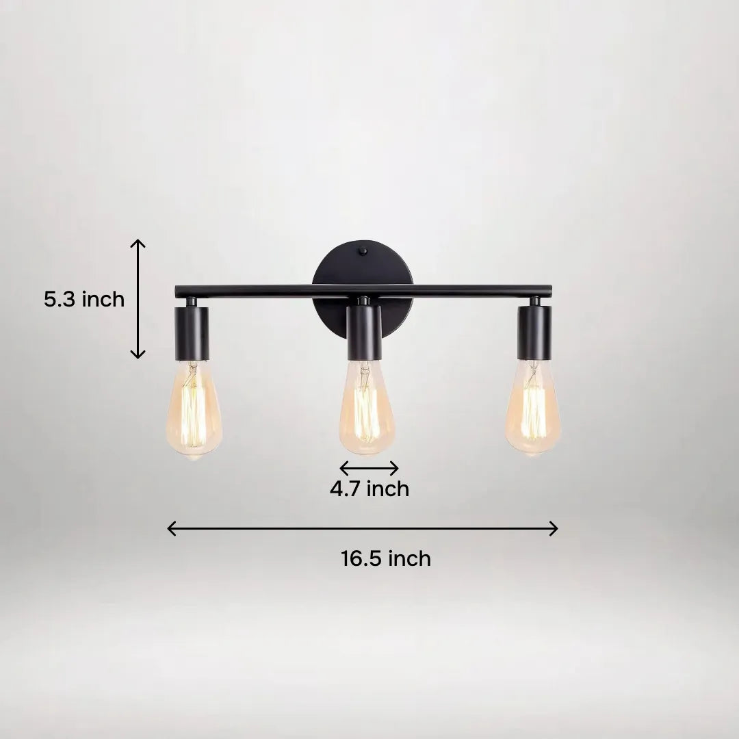 B&B Triad Noir Bath Wall Lamp