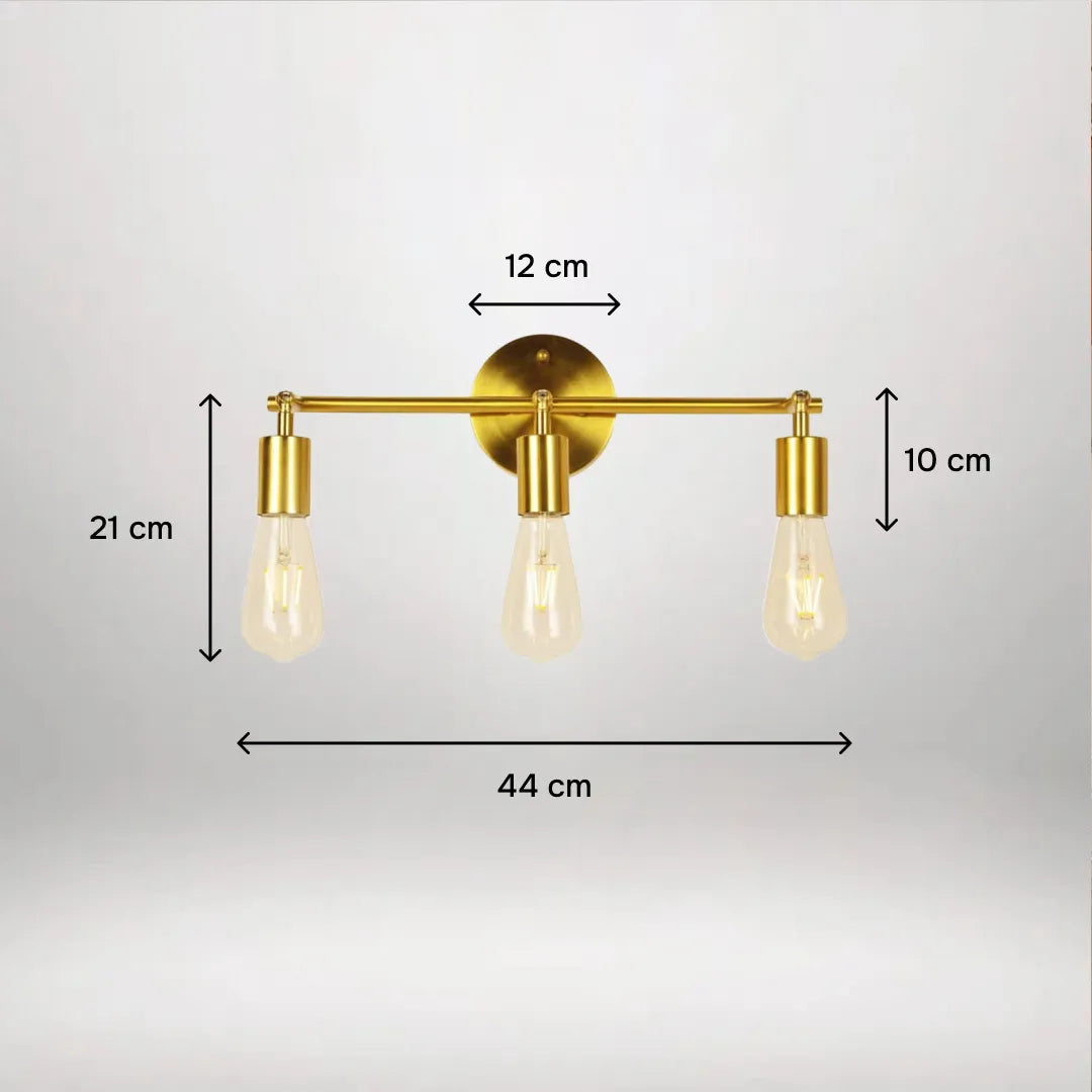 B&B Triad Noir Bath Wall Lamp