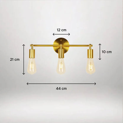 B&B Triad Noir Bath Wall Lamp - Bliss and Birch