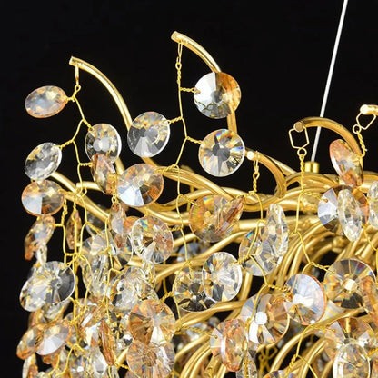B&B Willow Crystal Branch Chandelier - Bliss and Birch