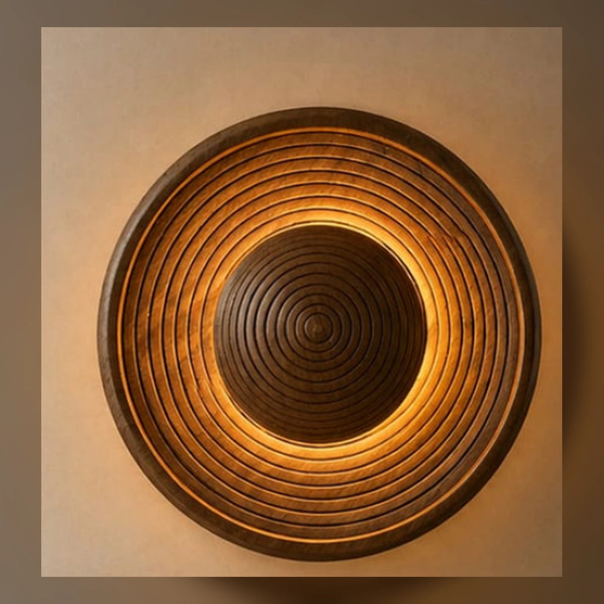 Wooden Highlighter Wall Light – Wooden Highlighter — Round Line – catalogue product image