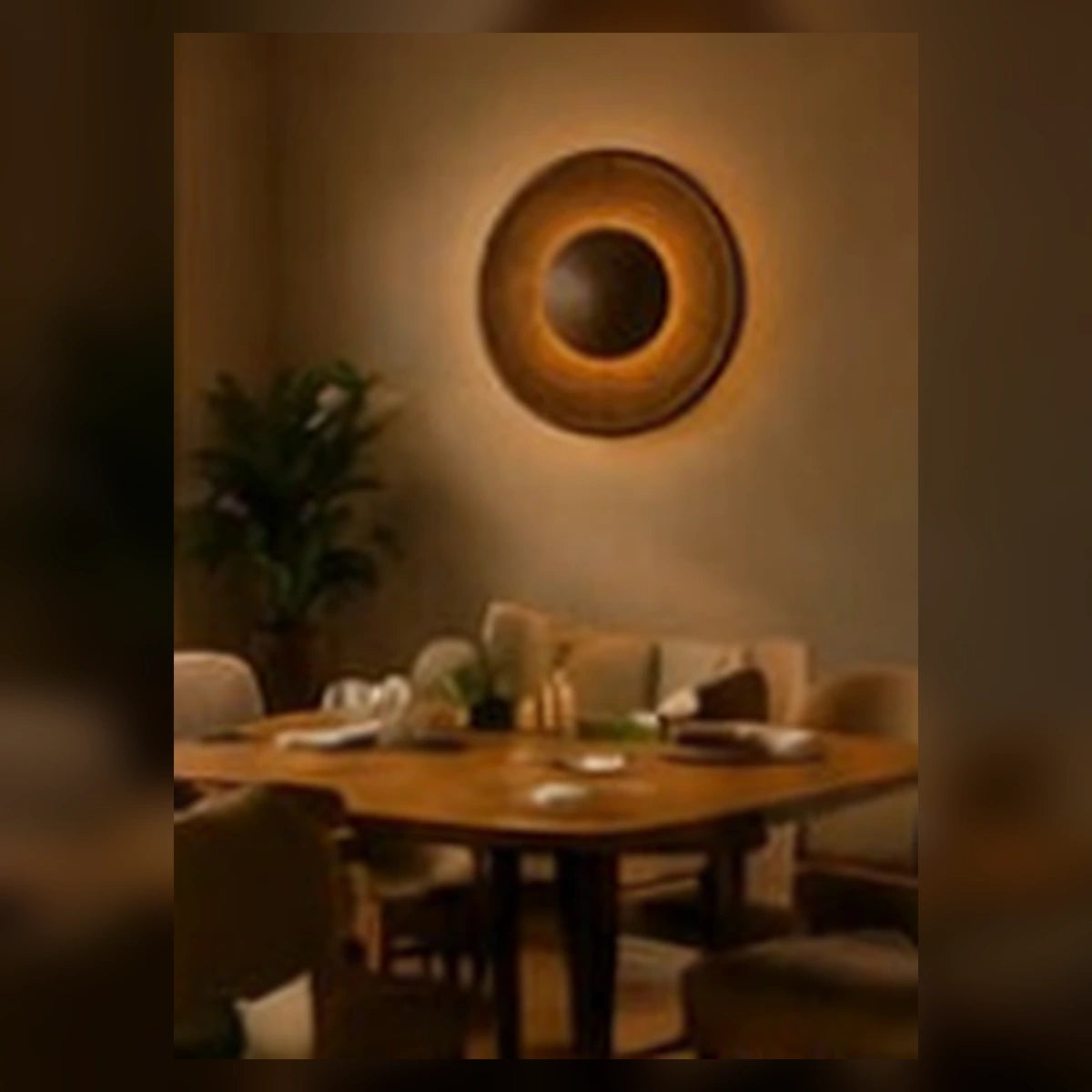 Wooden Highlighter Wall Light – Wooden Highlighter — Round Line – catalogue product image