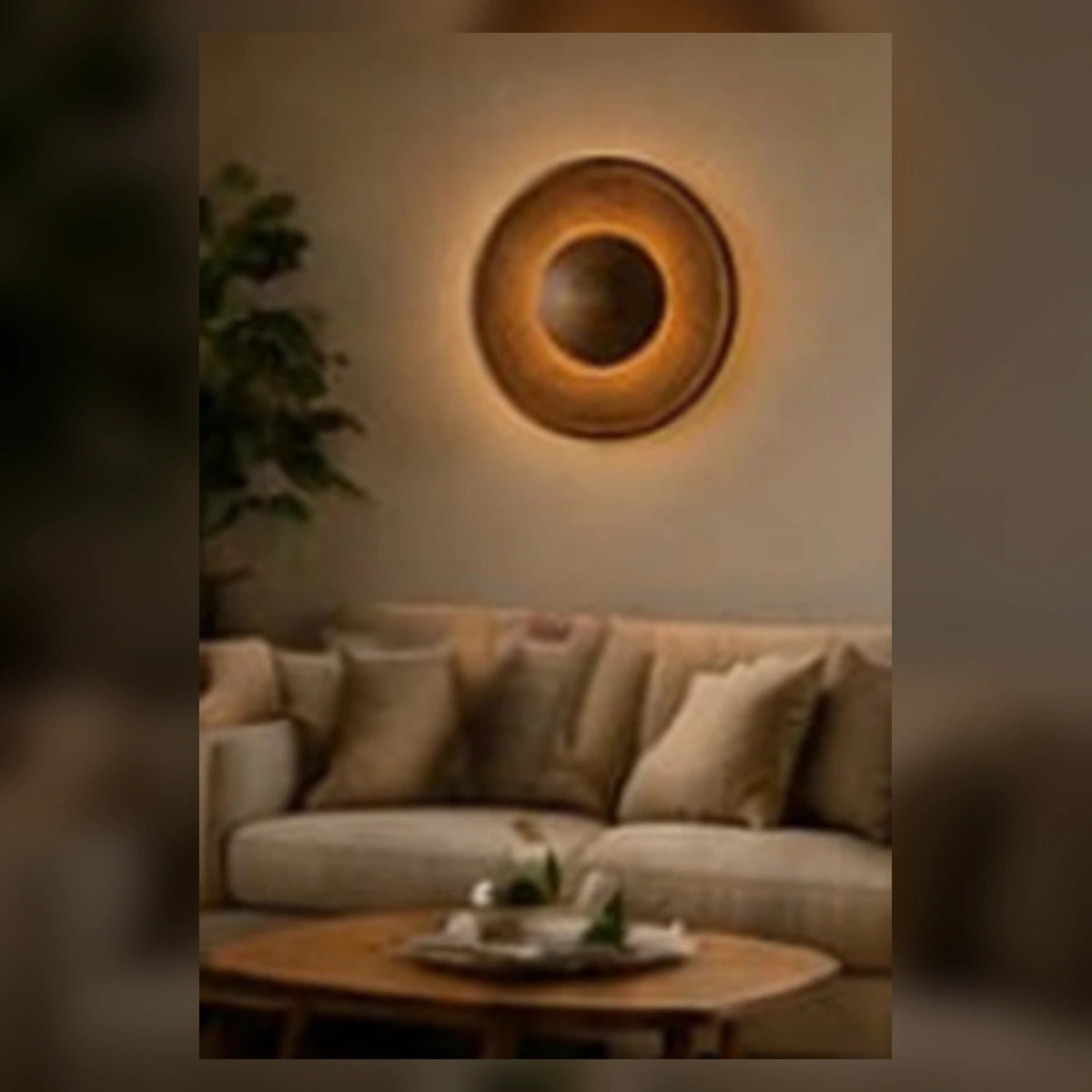 Wooden Highlighter Wall Light – Wooden Highlighter — Round Line – catalogue product image