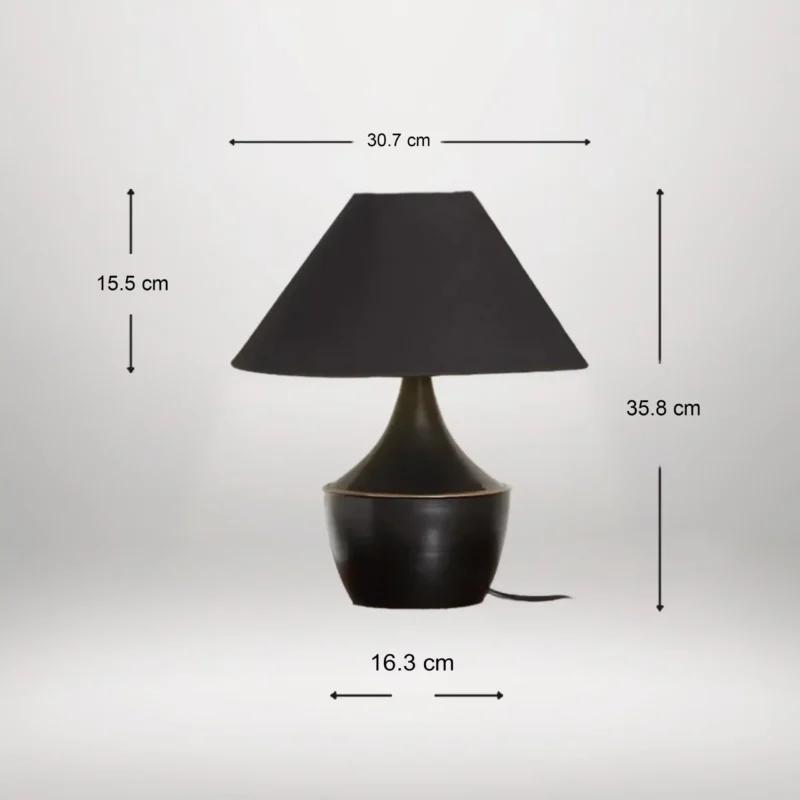 B&B Tulip-Shade Black Table lamp - Image 6