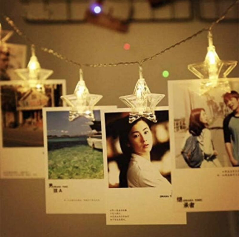 B&B Star Photo Clip 14 LED String Lights for Photo Hanging - Image 5