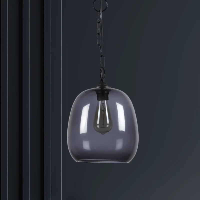 B&B Smoky Glow Pendant Hanging Light - Image 4