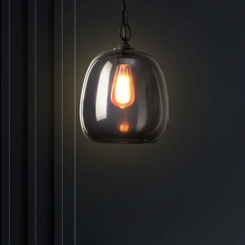 B&B Smoky Glow Pendant Hanging Light - Image 5