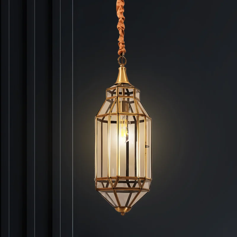 B&B Foyer Lantern Pendant Hanging Light - Image 4