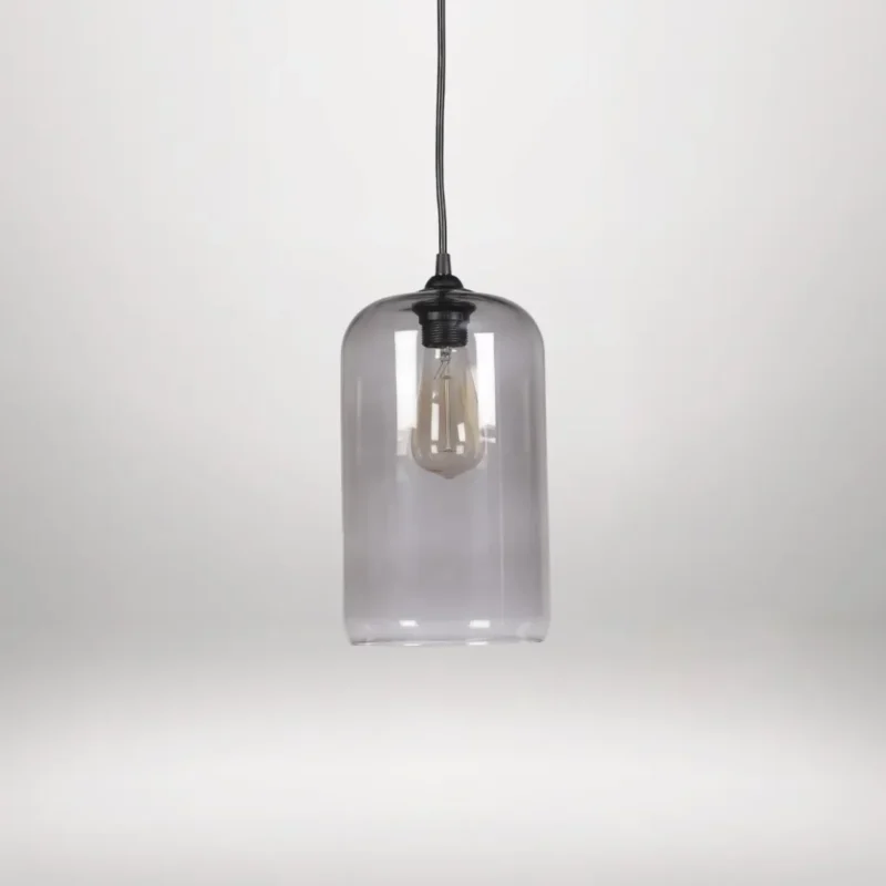 B&B Clear Glass Pendant Hanging Light - Image 6