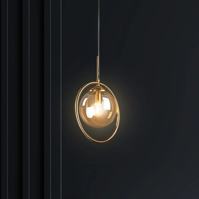 B&B Gold Hanging Light - Image 4