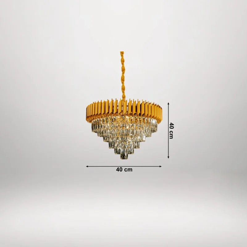 B&B Golden Glow Chandelier - Image 3