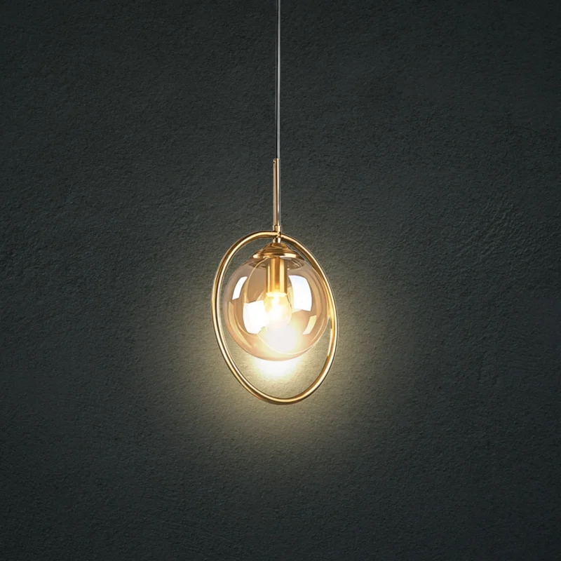 B&B Gold Hanging Light - Image 2