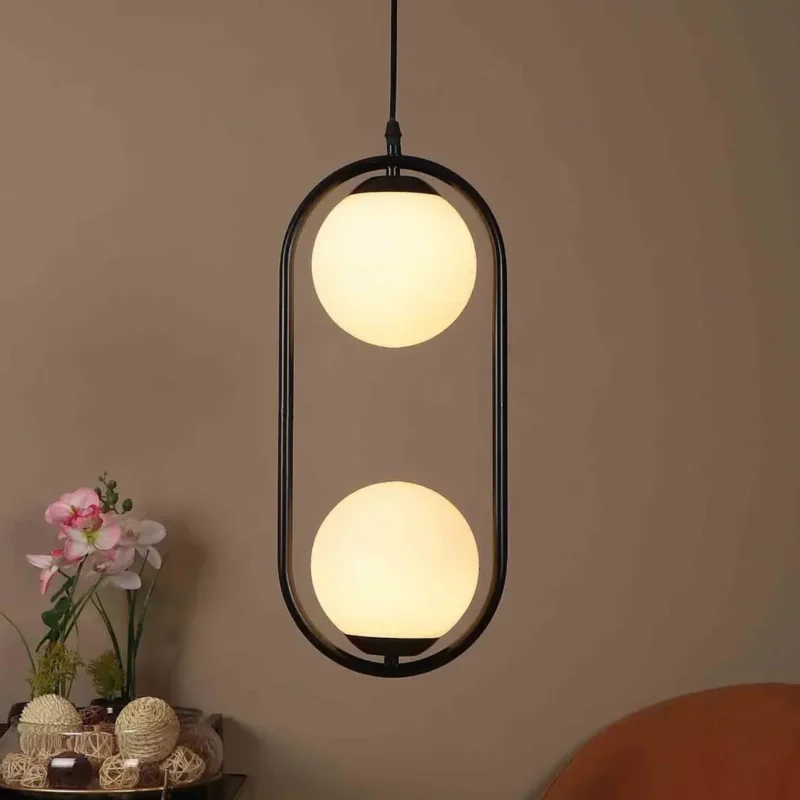 B&B Black Capsule Double Hanging Light - Image 2