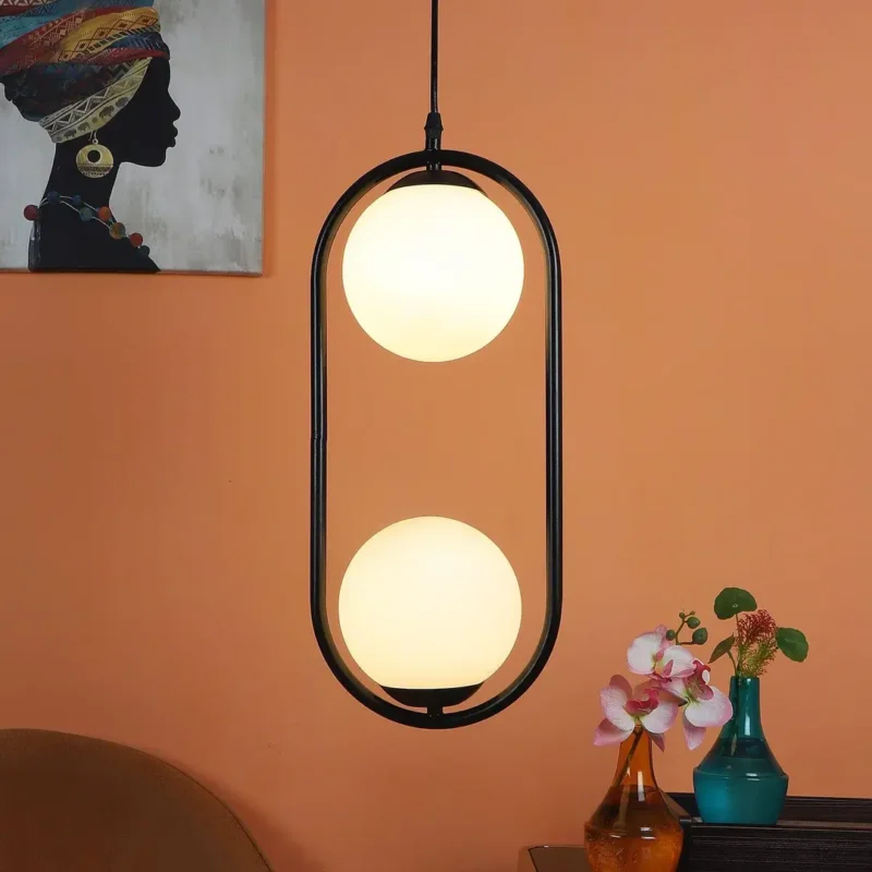 B&B Black Capsule Double Hanging Light - Image 4