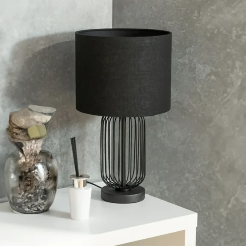 B&B Cage Metal Bedside Dimmer Touch Table Lamp - Image 4