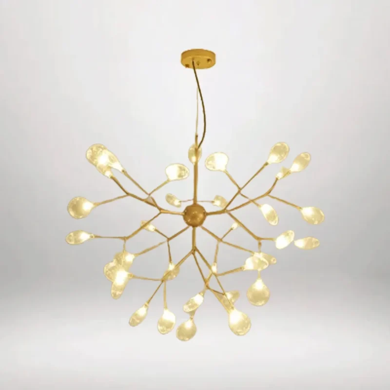 B&B Firefly Gold Amber Chandelier - Image 4