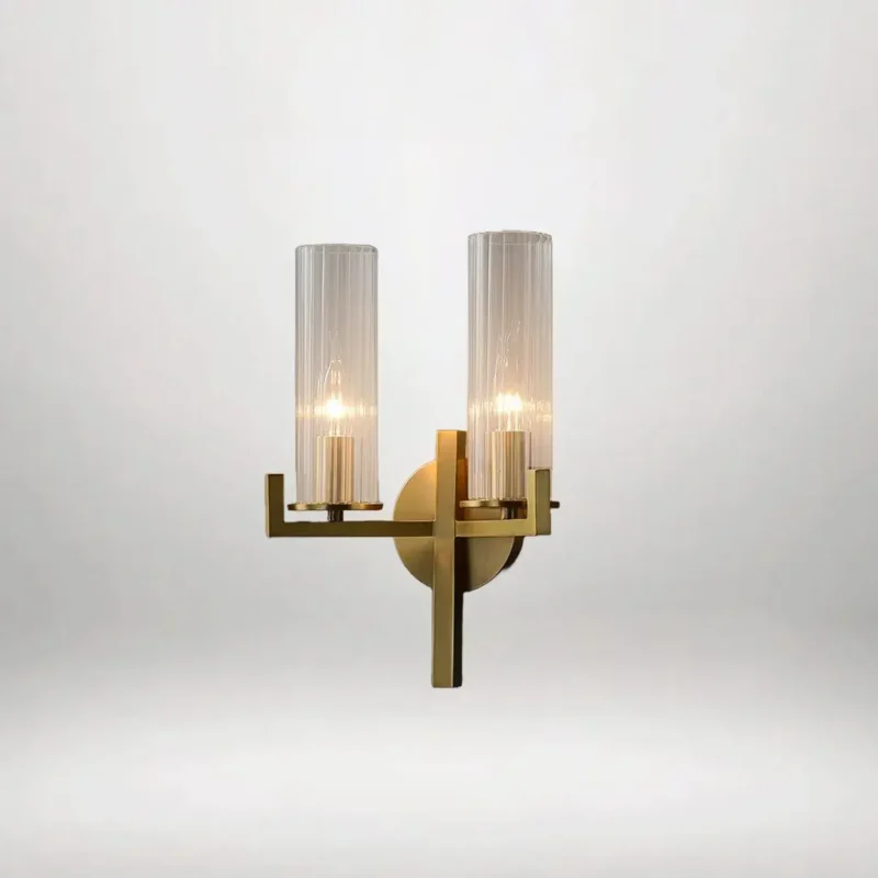 B&B Fluted Glass Wall Light - Image 3