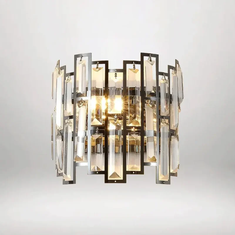 B&B Modern Glass Crystal Wall Light - Image 4