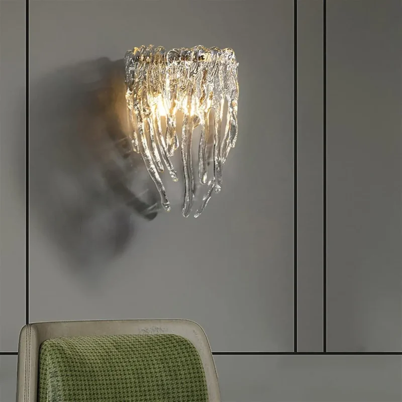 B&B Modern Glass Wall Light