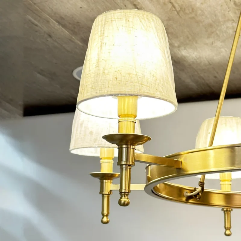 B&B Brass Modern Chandelier - Image 2