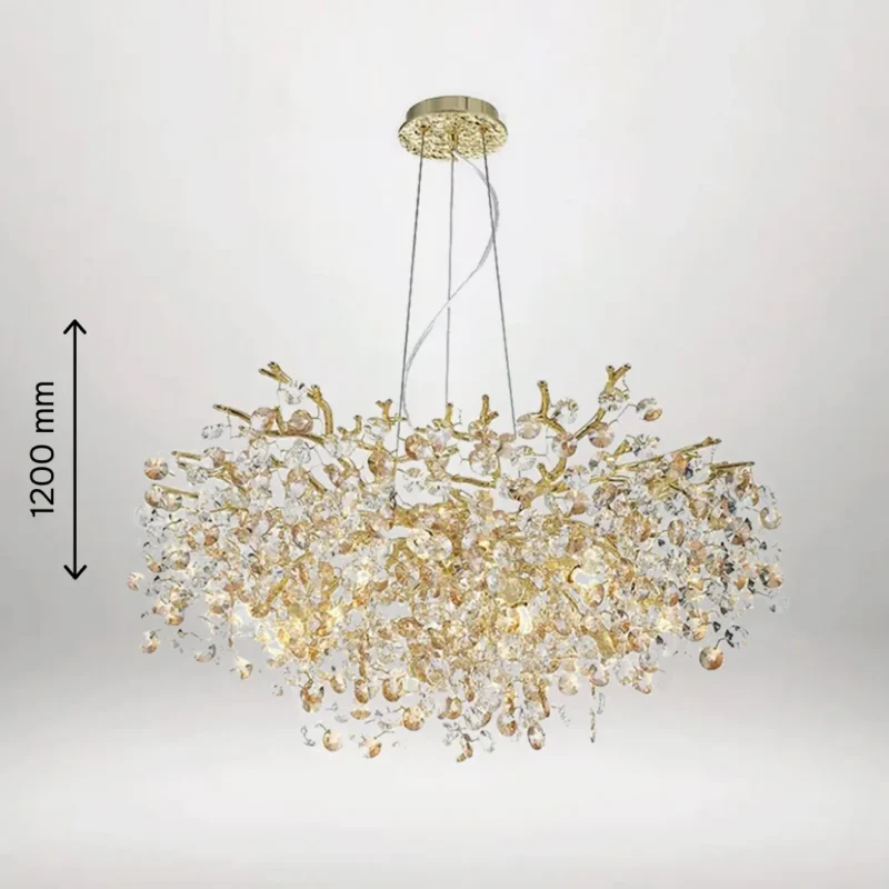 B&B Willow Crystal Branch Chandelier (1200mm) - Image 4