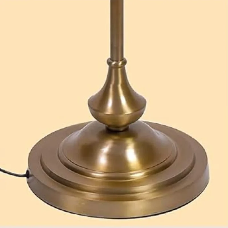 B&B Brass Antique Gold Floor Lamp - Image 6