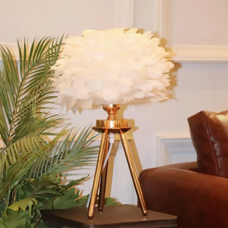 B&B Feather Leaf Table Lamp