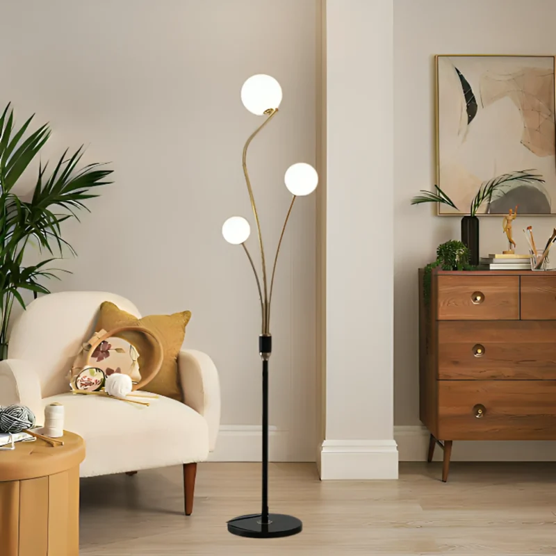 B&B Frosted Ball Floor Lamp