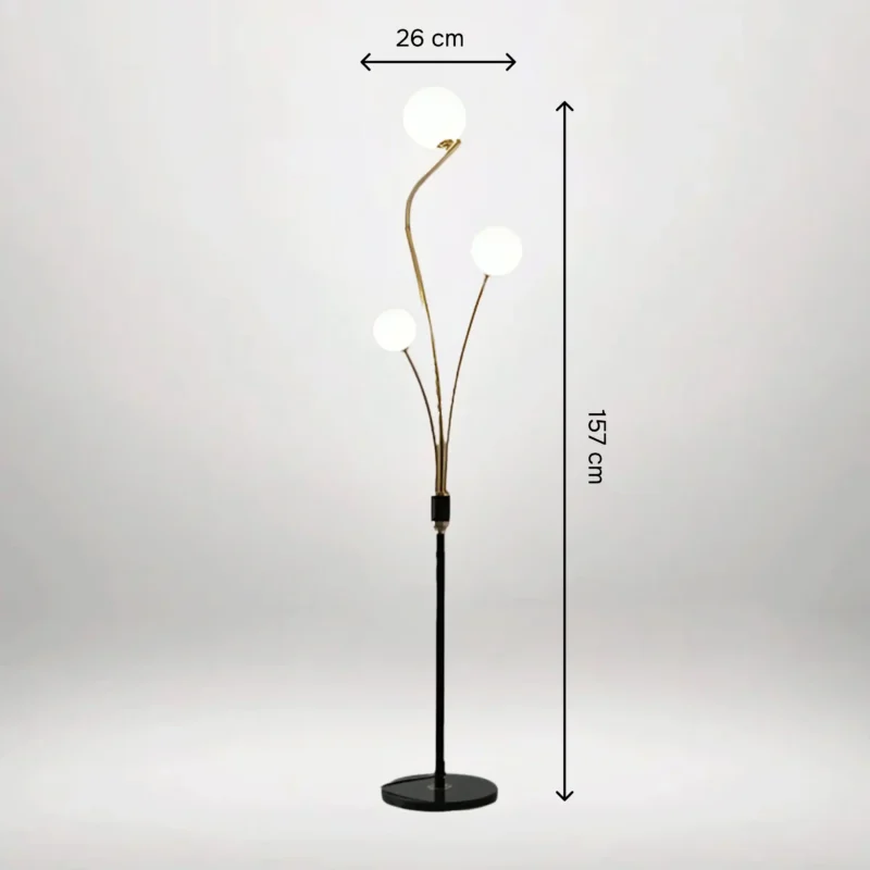 B&B Frosted Ball Floor Lamp - Image 3