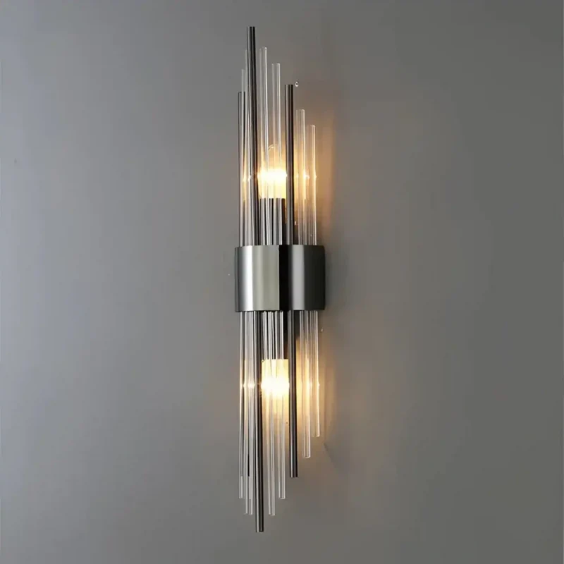 B&B Modern Vertical Gold LED Wall Sconce - Image 6