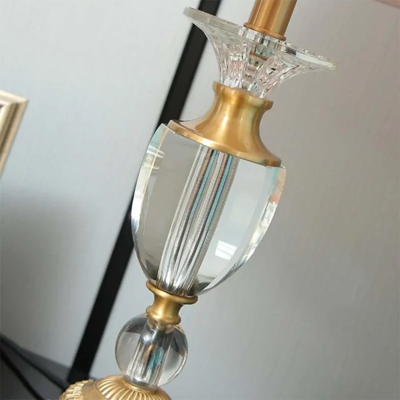 B&B Venetian Stainless Steel Crystal Lamp - Image 4